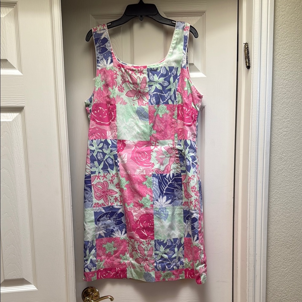 Floral Patchwork Sleeveless Dress
